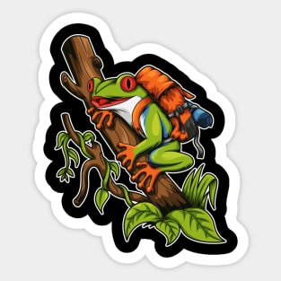 Frog Tree Backpacker Sticker